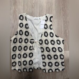 Willow+Root crochet vest NWT size large